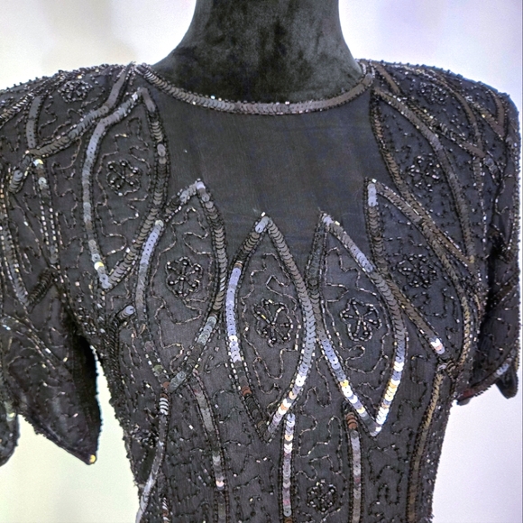 Vintage Sequin Beaded Top - Picture 5 of 8